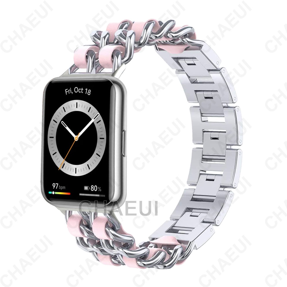 Dây Đeo Inox Cho Đồng Hồ Thông Minh Huawei Watch Fit 2/1