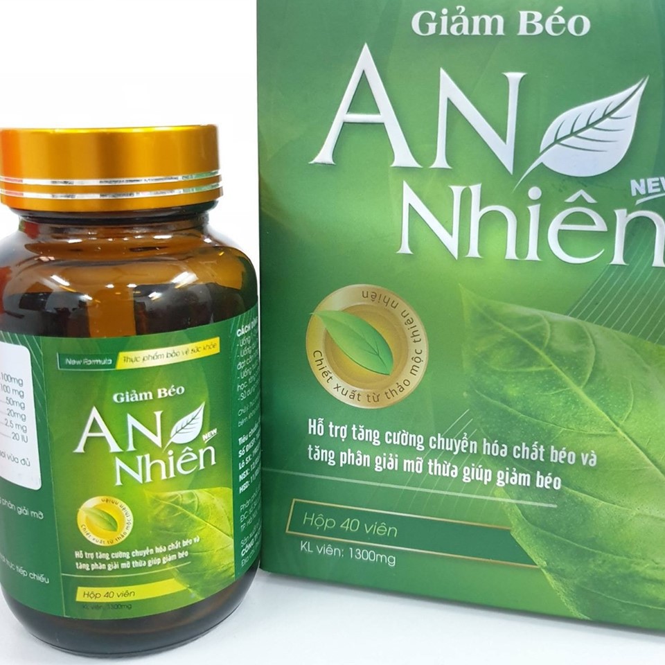 GIẢM BÉO AN NHIÊN_ĂN KHÔNG LO BÉO_HIỆU QUẢ TẠI NHÀ_40 VIÊN/HỘP