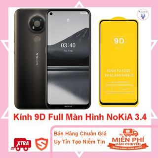 Kính cường lực 9d full màn hình nokia 3.4