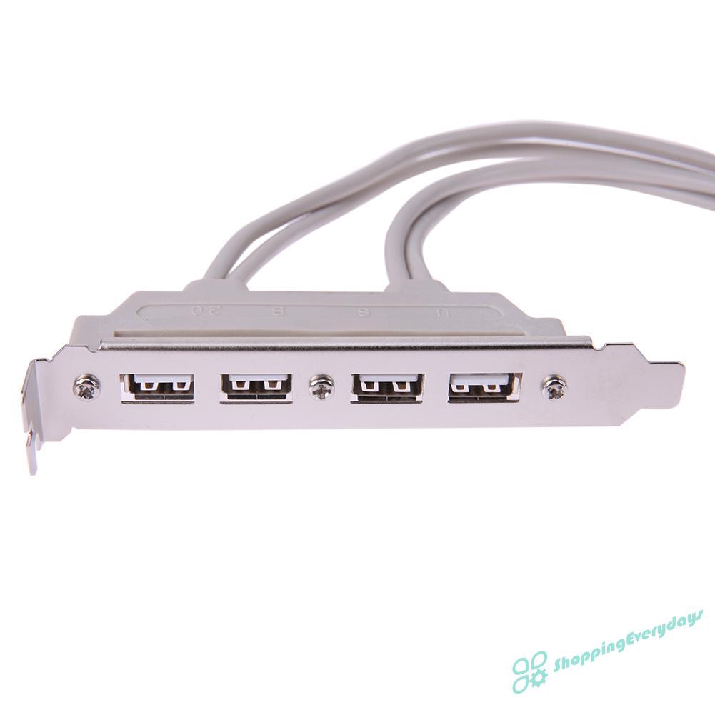 Dây Cáp Chuyển Đổi Cổng Usb 2.0 Sang Cổng Bo Mạch Chủ 9pin 4 Cổng | BigBuy360 - bigbuy360.vn