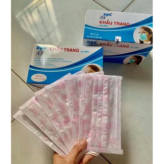 50 cai khau trang  y te 4 lop nhu hình cho bé