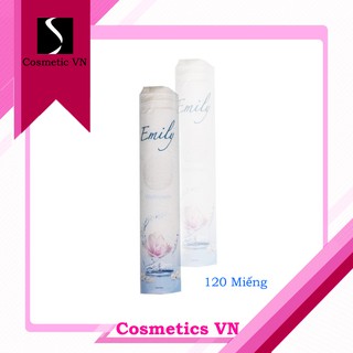 FOLLOW SHOP -> [LẺ = SỈ] Bông tẩy trang Emily Đức 120 miếng