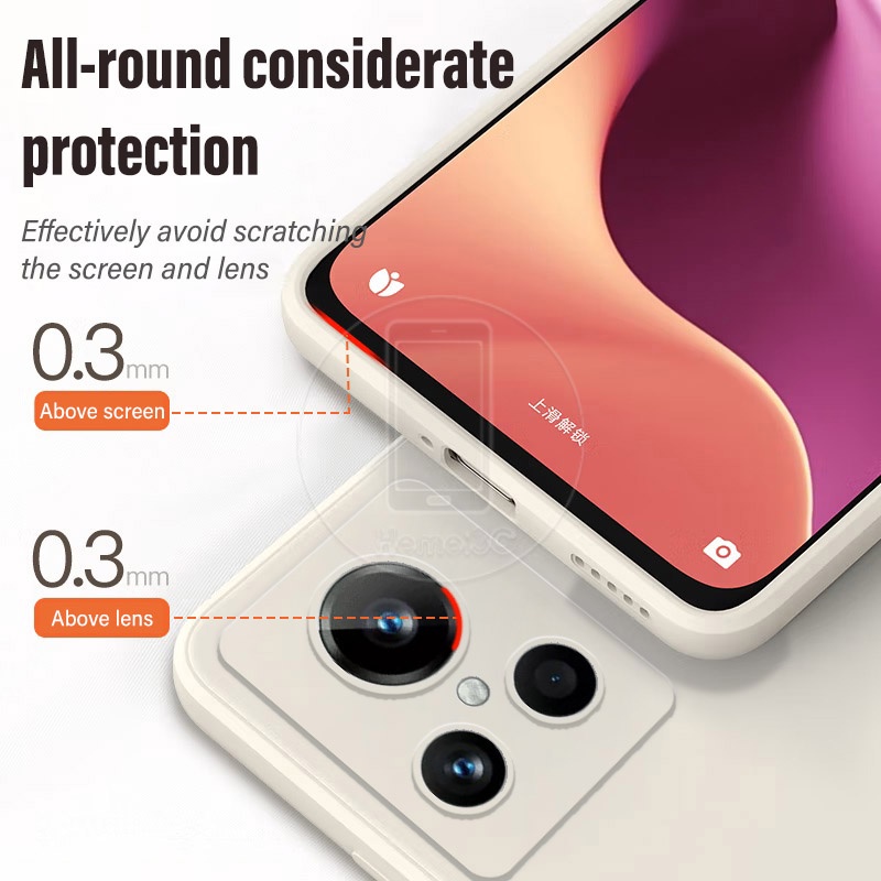 Ốp Điện Thoại TPU Dẻo Vuông Cho Realme GT 2 Master Explorer Edition