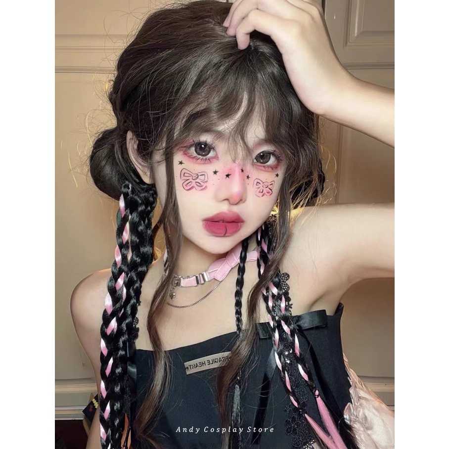 [CÓ SẴN] Line tóc giả tết bím y2k