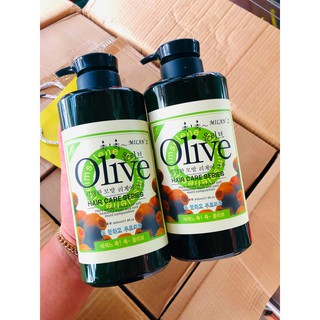 Bộ Dầu gội -xã olive 2 chai 800 ml /chai