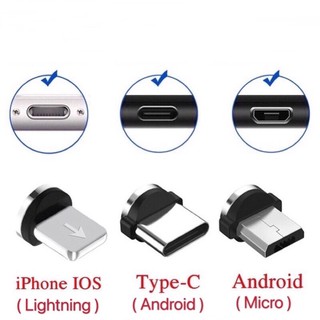 cáp sạc nam châm (Iphone,android,type-c