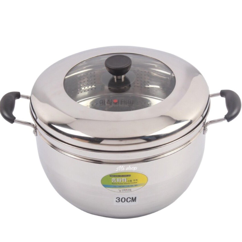 Nồi hấp inox Steam Cooker 30cm