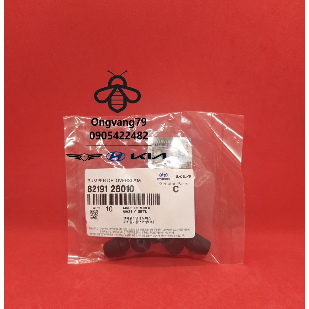 Giá bán là 1 cái - Cao su giảm chấn cửa xe HUYNDAI & KIA - Mã phụ tùng: 8219128010