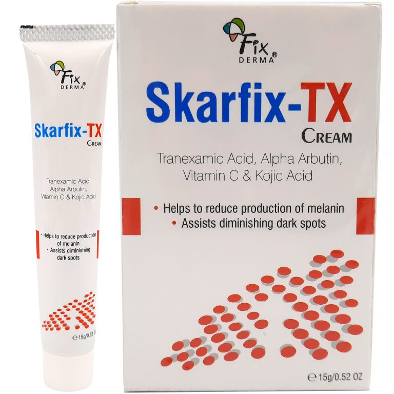 [CHÍNH HÃNG] Kem Dưỡng Da Mờ Thâm, Tàn Nhang Fixderma Skarfix-TX Cream 15g Tranexamic Acid (2%),Kojic Dipalmitate (2%