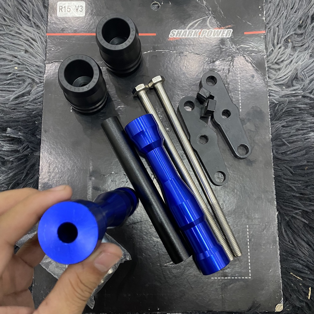 Chống đổ sườn R15 V3 Tfx MT15 Fz Chính hãng Power Shark - Chống ngã R15 V3