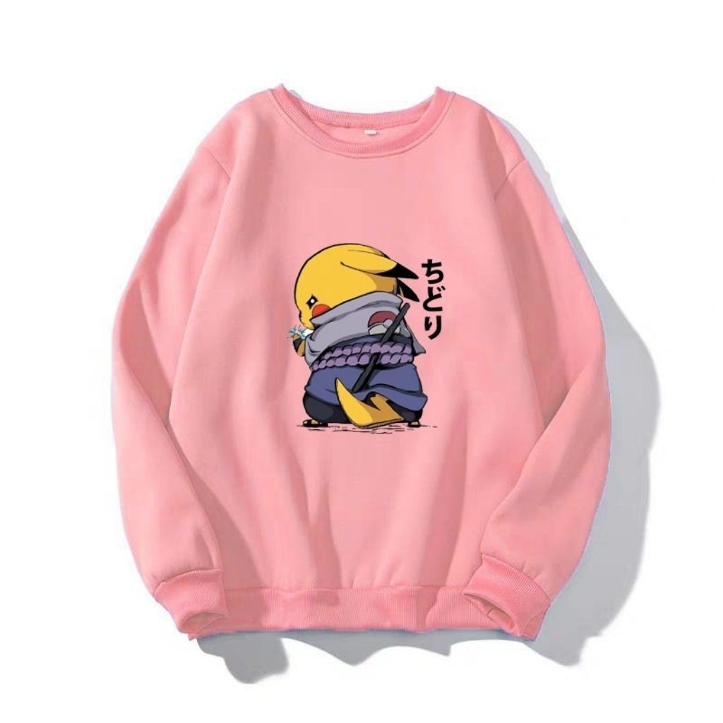 ÁO SWEATER NỈ UNISEX FORM RỘNG NAM NỮ IN HÌNH HOẠT CỰC ĐẸP