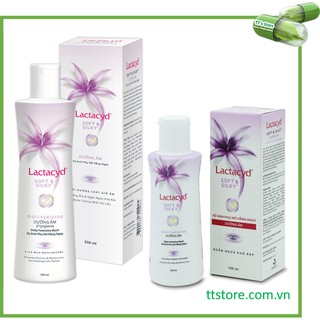 Dung dịch vệ sinh phụ nữ Lactacyd Soft & Silky