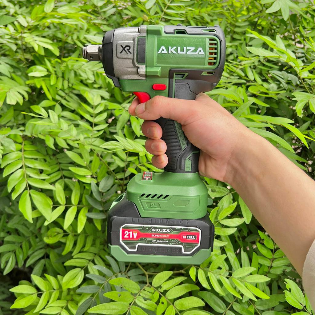 Máy siết bulong pin AKUZA B350Pro Lực Siết 350N/m 2 Pin 10 Cell không chổi than. ...