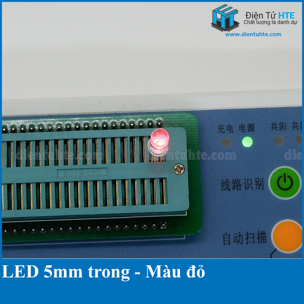 Gói 10 bóng LED đơn 5mm trong các màu [HTE Quy Nhơn CN2]