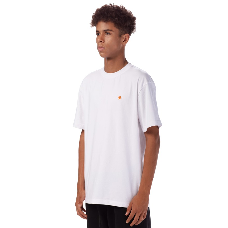 Áo Thun Trắng logo cam 5THEWAY thiết kế 5tw/rtw Traditional Fit Tee