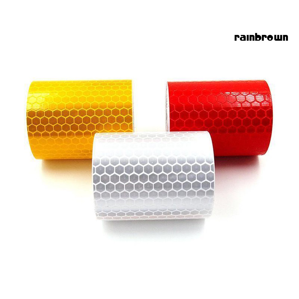 Cuộn băng dính phản quang 1m X 5cm cảnh báo an toàn thích hợp cho xe hơi