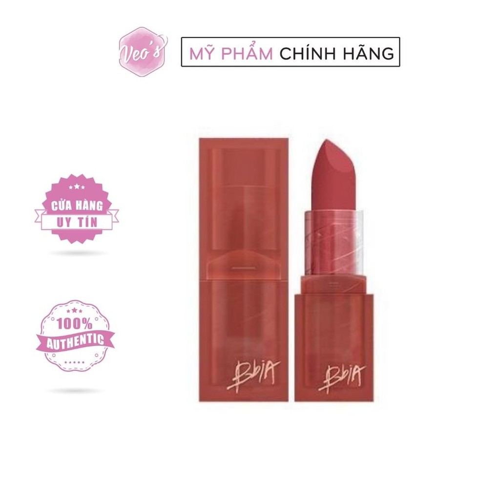 Son thỏi lì, mịn mượt mhẹ môi Bbia Last Powder Lipstick 3.5g