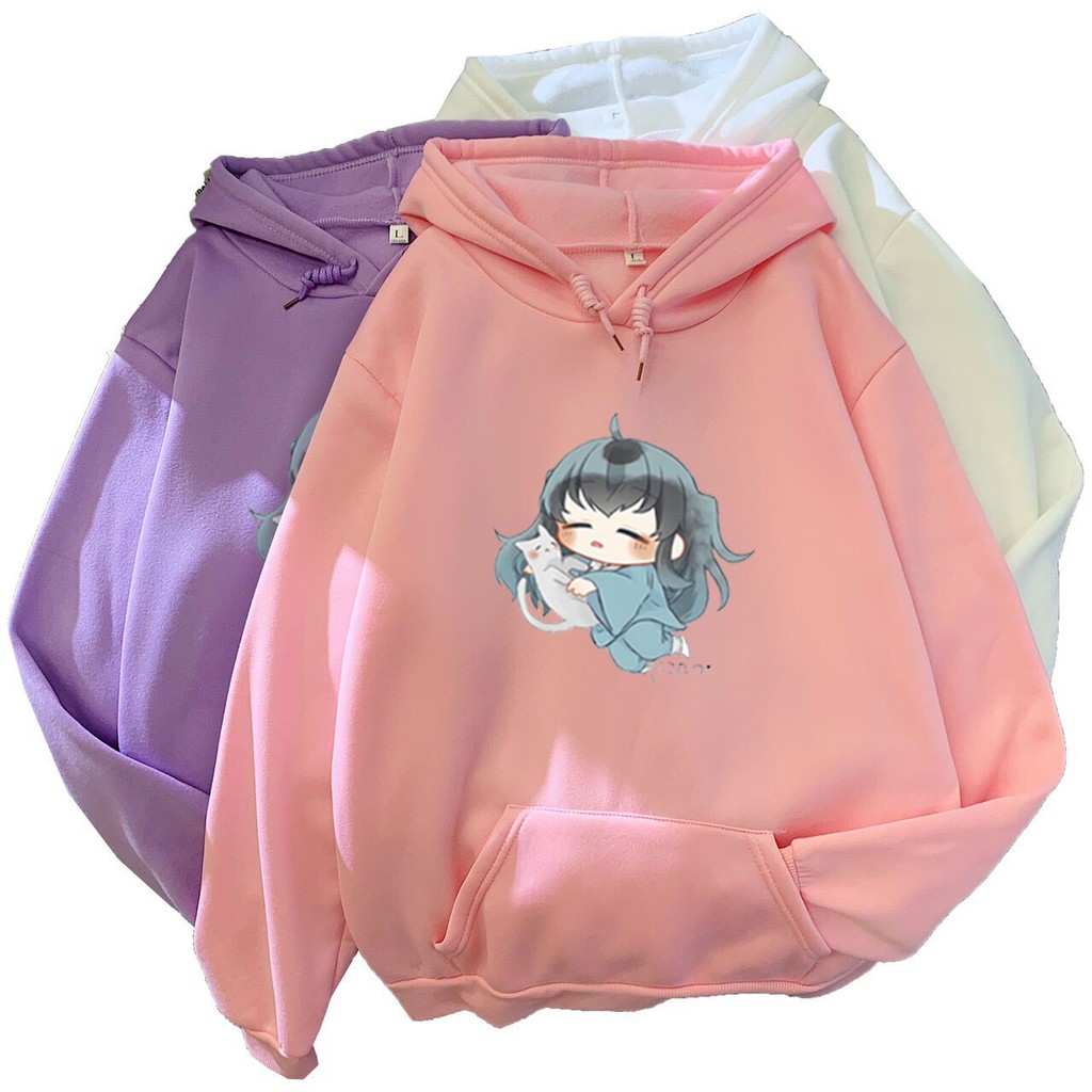 [FREESHIP]Áo Khoác HOODIE Nam Nữ CÔ BÉ THÍCH MÈO Chất Vải Dày Dặn Ấm Áp