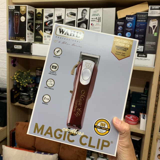 TÔNG ĐƠ CẮT TÓC WAHL MAGIC CLIP CORDLESS 2021 (bản cữ thép mới)