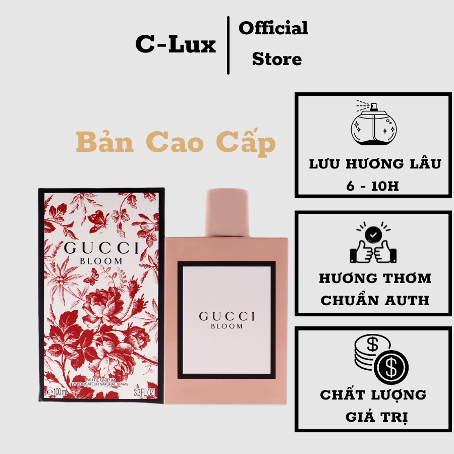 Nước hoa nữ Dầu Thơm Gucci Bloom Lưu Hương Lâu - Nồng độ EDT dung tích 100ml - Hương thơm nữ tính quyến rũ ngọt ngào