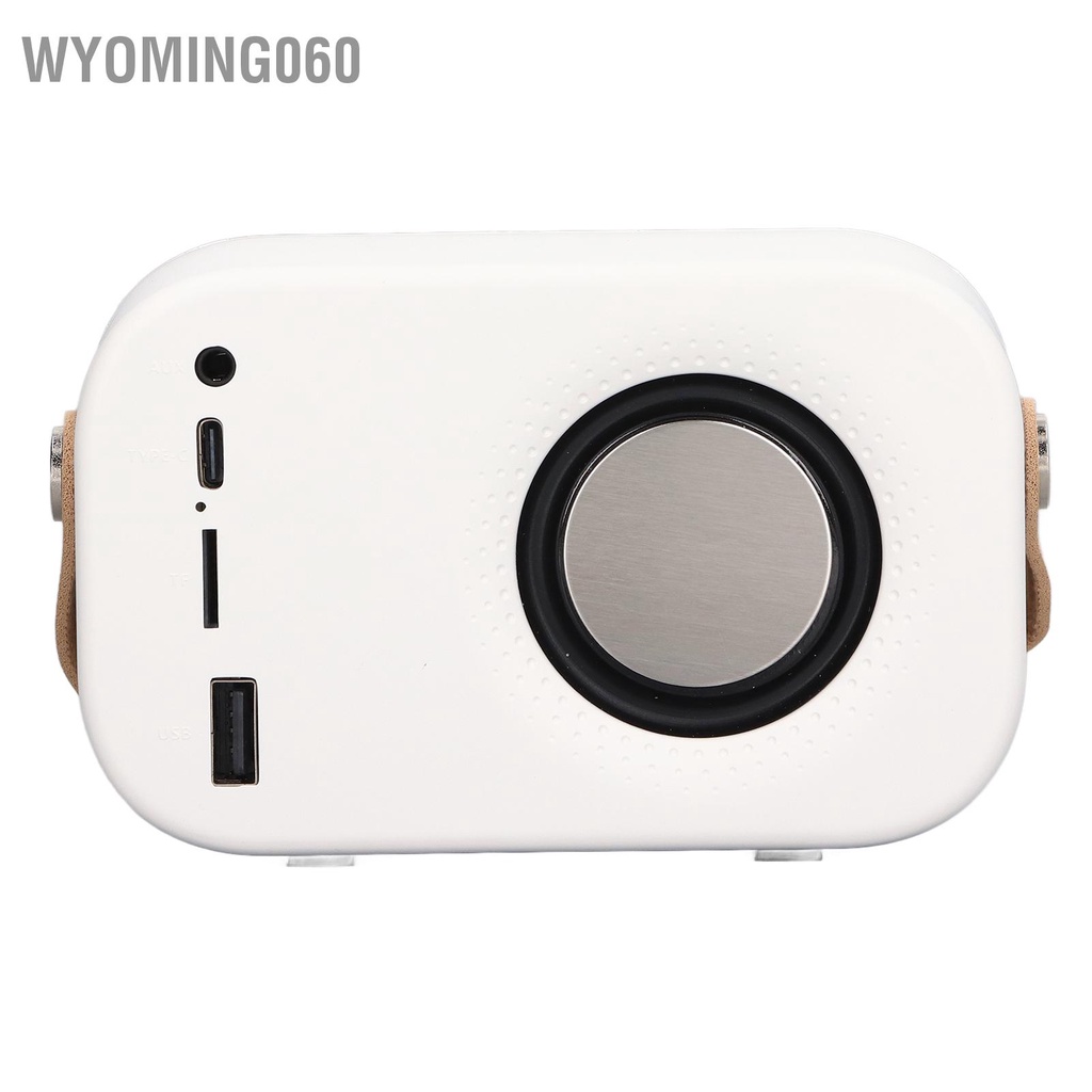 Wyoming060 Loa Bluetooth mini Thiết kế dây buộc cầm tay không Cổ điển di động nhỏ cho ô tô gia đình