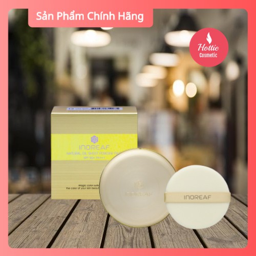 Phấn khoáng kiềm dầu siêu mịn BEBECO INOREAF NATURAL OIL SHEET POWDER PACT SPF50+, PA+++