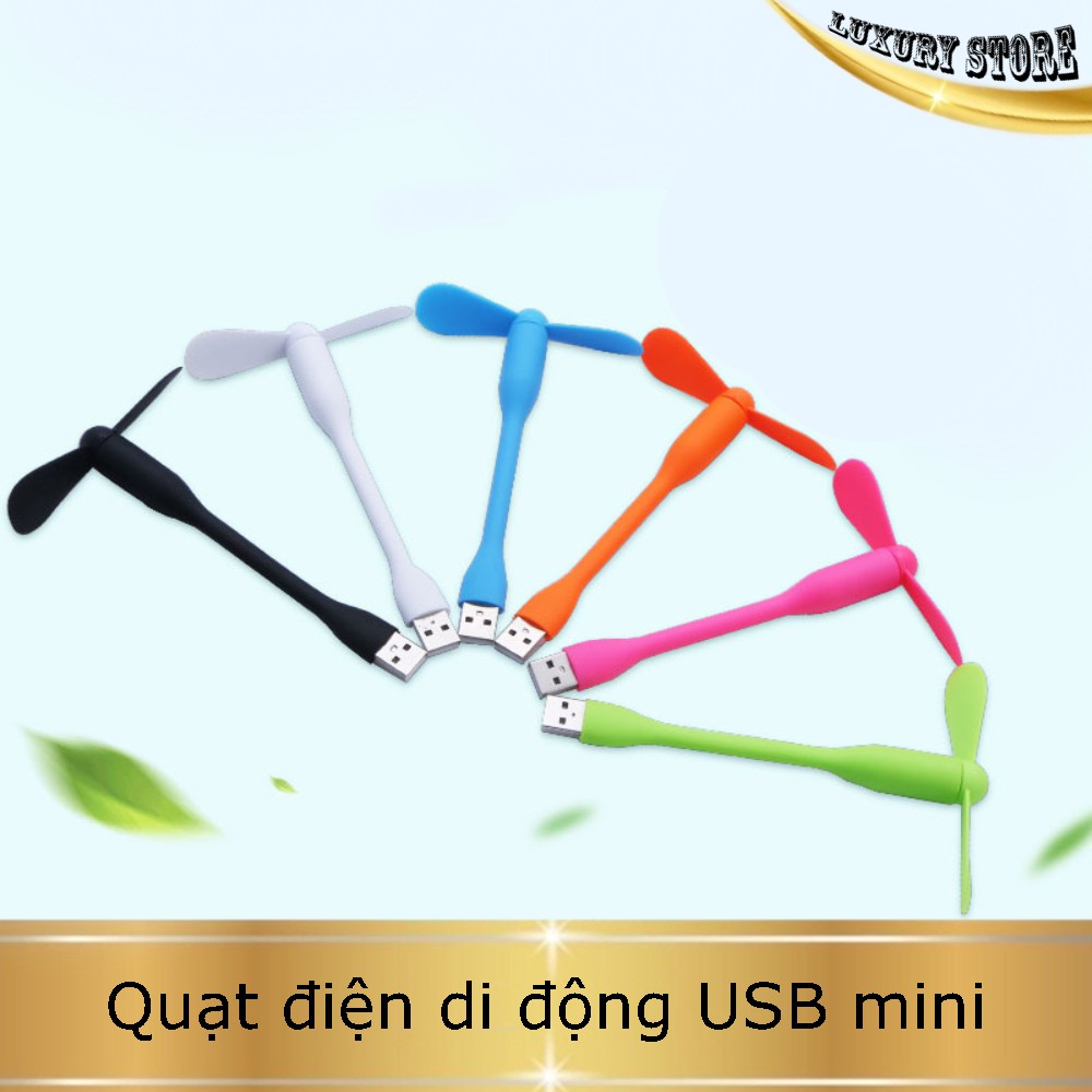 [Mã ELHA22 giảm 5% đơn 300K] Quạt USB 2 cánh tiện dụng, dễ dàng kết nối với nhiều thiết bị qua giắc USB