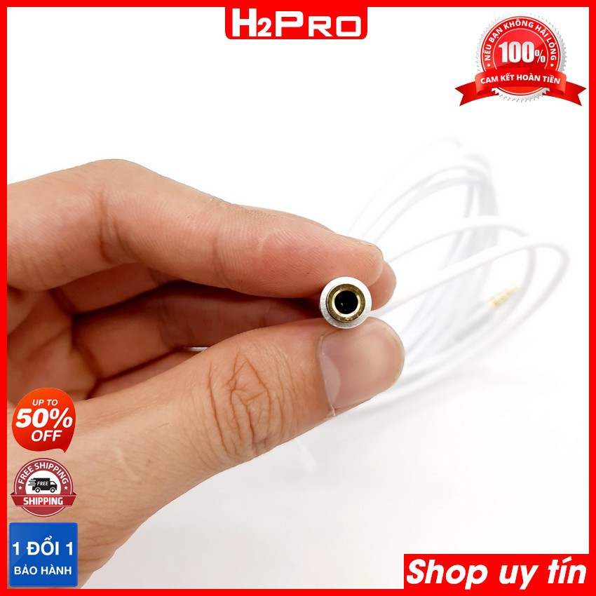 Dây nối dài tai nghe JHI H2Pro dài 2m, dây nối dài kết nối VIDEO-AUDIO-Livestream chuẩn 3.5 chính hãng JHI