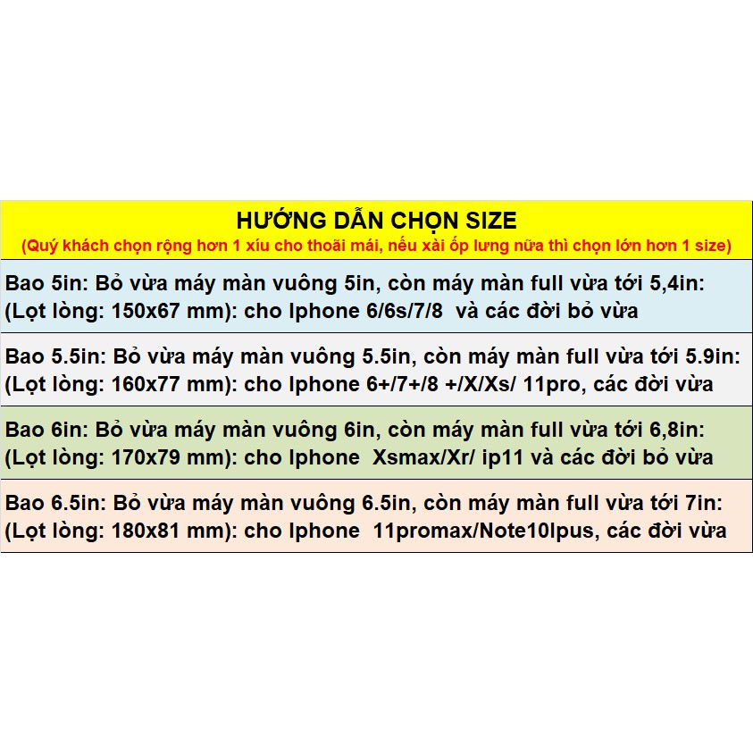 Bao da điện thoại đeo thắt lưng ngang hông Điện thoại - Hàng xưởng Việt Nam