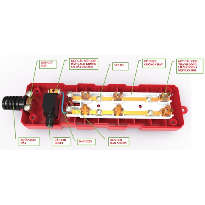 [ Điện Quang ] Ổ cắm công suất lớn 4000Watt