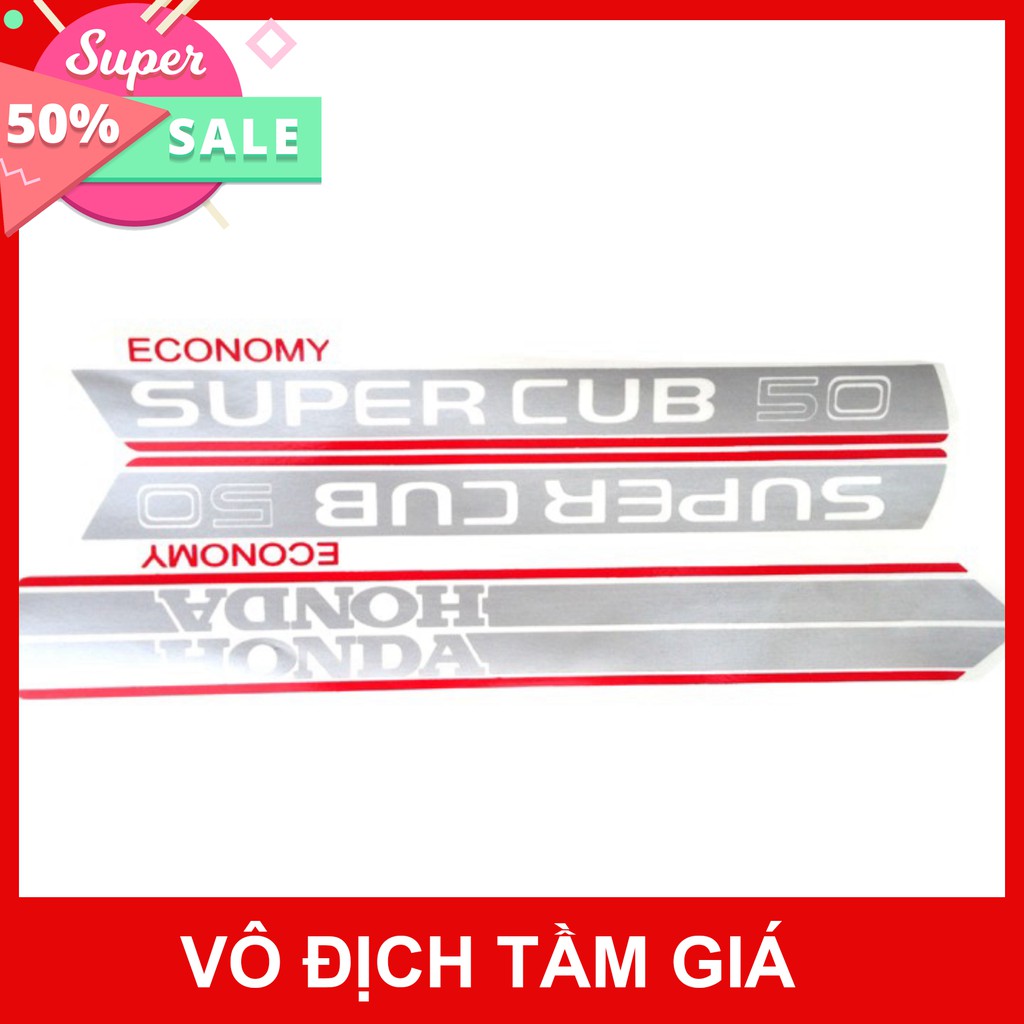[HÀNG CHUẨN] Bộ tem xe CUB 81