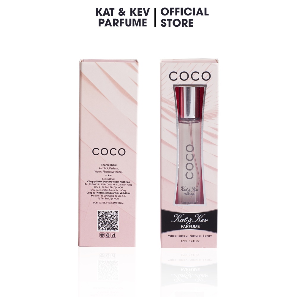 Nước Hoa Chính Hãng KAT &amp; KEV SPRAY 12ML (DẠNG XỊT) Hương Thơm Độc Đáo, Cá Tính, Quyến Rũ