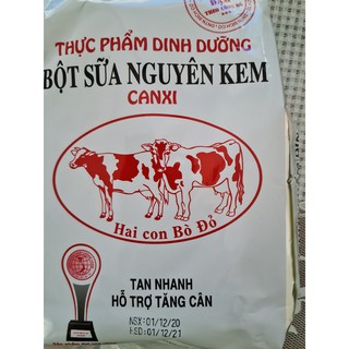 SỮA 2 CON BÒ ĐỎ CANXI