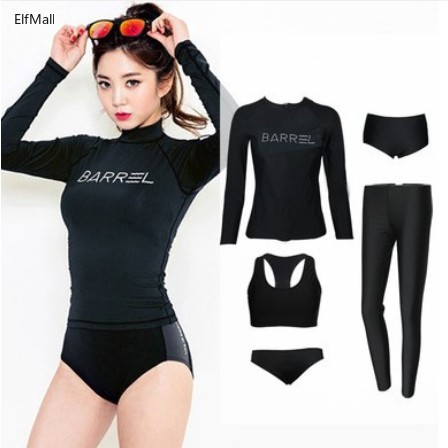 Bộ đồ bơi liền thân phong cách Hàn Quốc dành cho nữ | BigBuy360 - bigbuy360.vn