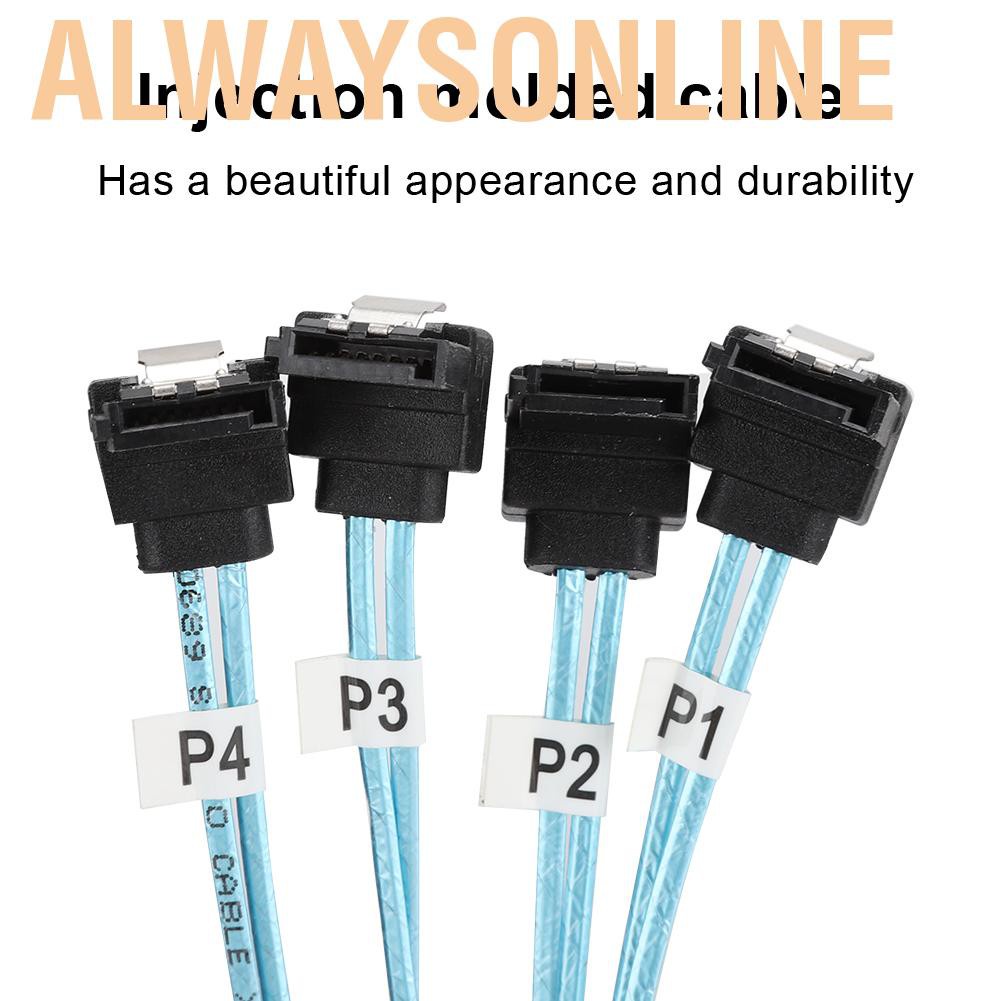 Dây Cáp Kết Nối Ổ Cứng Mini SAS Giao Diện HD 36P SFF-8643 Sang SATA 7Pinx4 | BigBuy360 - bigbuy360.vn