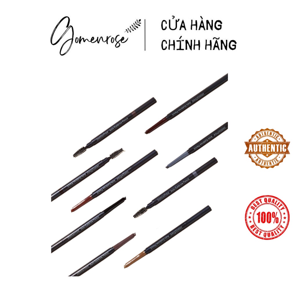 Chì kẻ mày tự nhiên Innisfree Auto Eyebrow Pencil