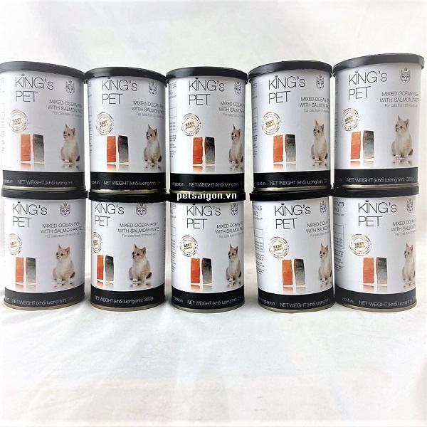 [CHÍNH HÃNG] COMBO 10 LON PATE KING'S PET CHO CHÓ MÈO