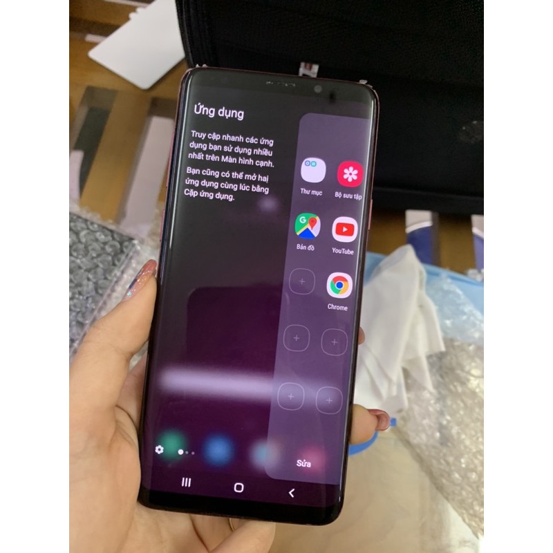 ĐIỆN THOẠI SAMSUNG GALAXY S9PLUS 256GB - 2SIM -CẤU HÌNH KHỦNG RAM6GB /256GB CÂN MỌI LOẠI GAME