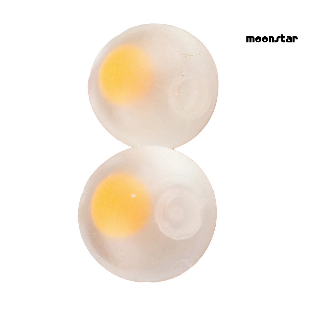 Đồ Chơi Nắn Bóp Đàn Hồi Giảm Stress Hình Quả Trứng Có Lòng Đỏ