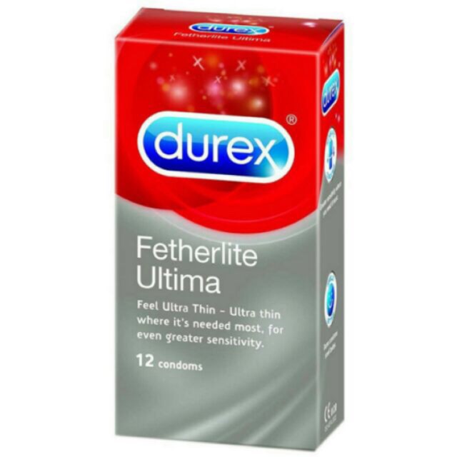 [ Cam kết chính hãng ] Bao cao su Durex Fetherlite Ultima siêu mỏng