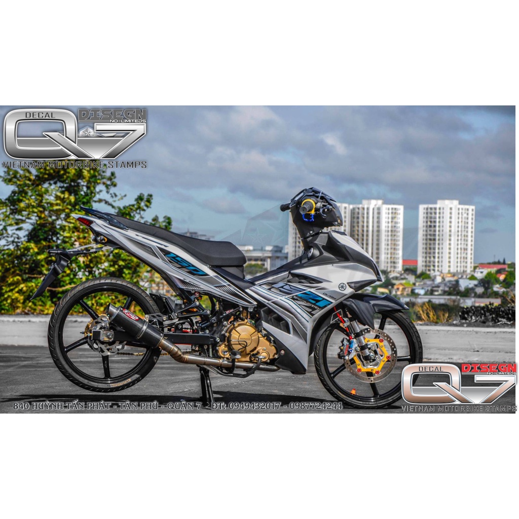 Tem Rời EXCITER 150 Y15ZR XE TRẮNG