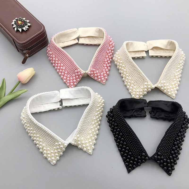 Vòng Cổ Choker Nhiều Lớp Đính Ngọc Trai Nhân Tạo Handmade Sang Trọng Dành Cho Nữ
