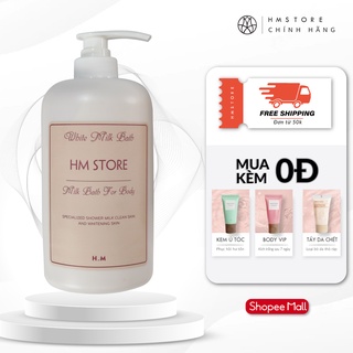 Sữa Tắm Trắng Hàng Ngày Mịn Màng [HM STORE - White Skin Bath] 800ML