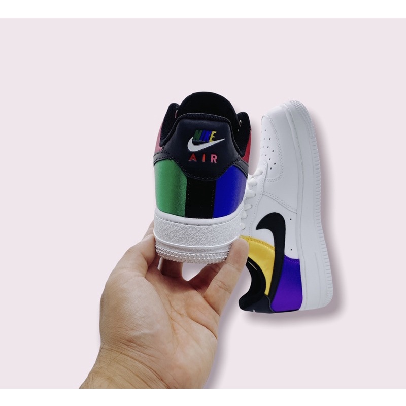 (Giày AUTH) Giày Nike Air Force 1 Multi Color chính hãng