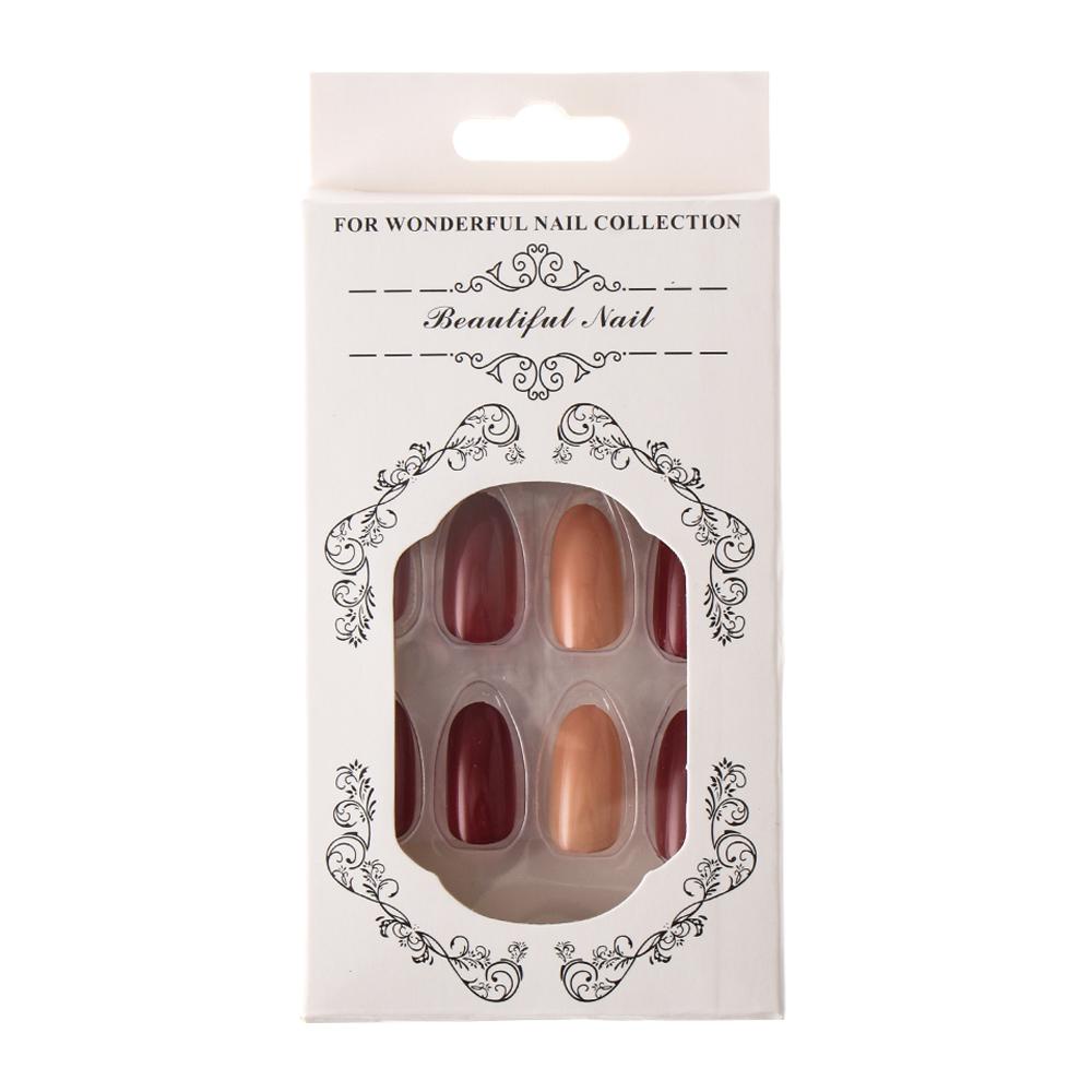 XIANTIN Hộp 24 Móng Tay Giả Họa Tiết Da Báo Thời Trang