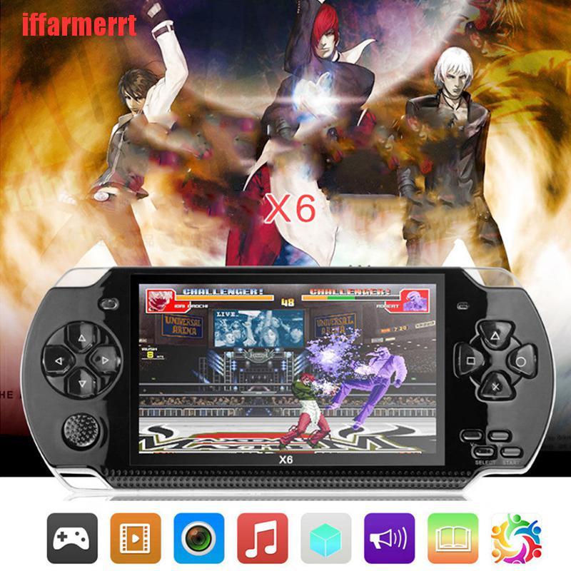 Máy Chơi Game Cầm Tay Psp X6 8g 32 Bit 4.3" Có 10000 Trò Chơi