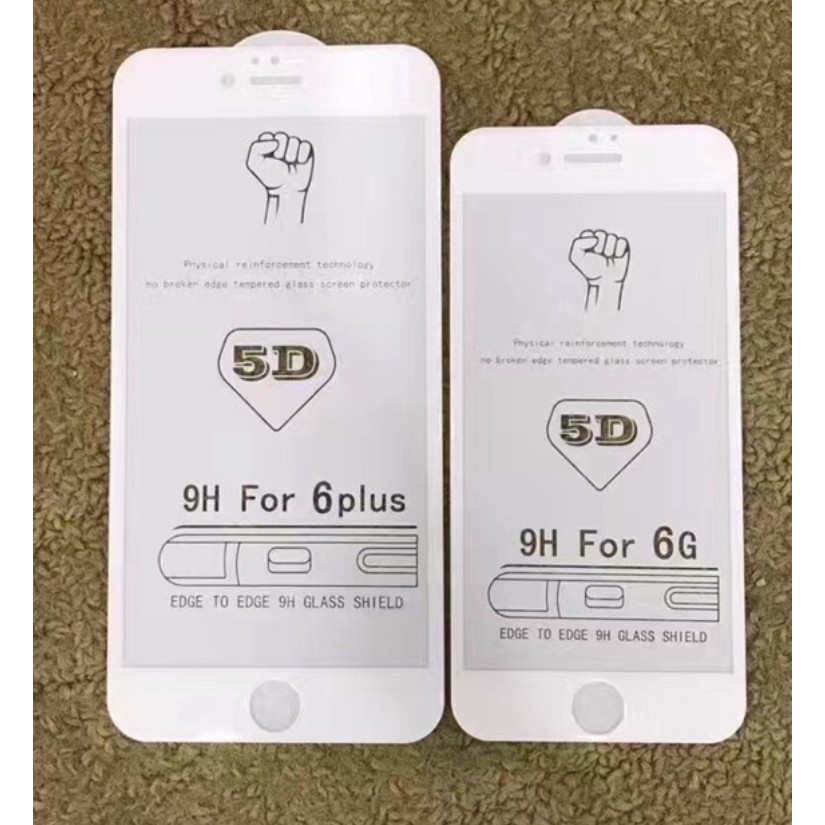 KÍNH 5D CƯỜNG LỰC IPHONE FULL MÀN HÌNH - LOẠI XỊN - TẤT CẢ MODEL