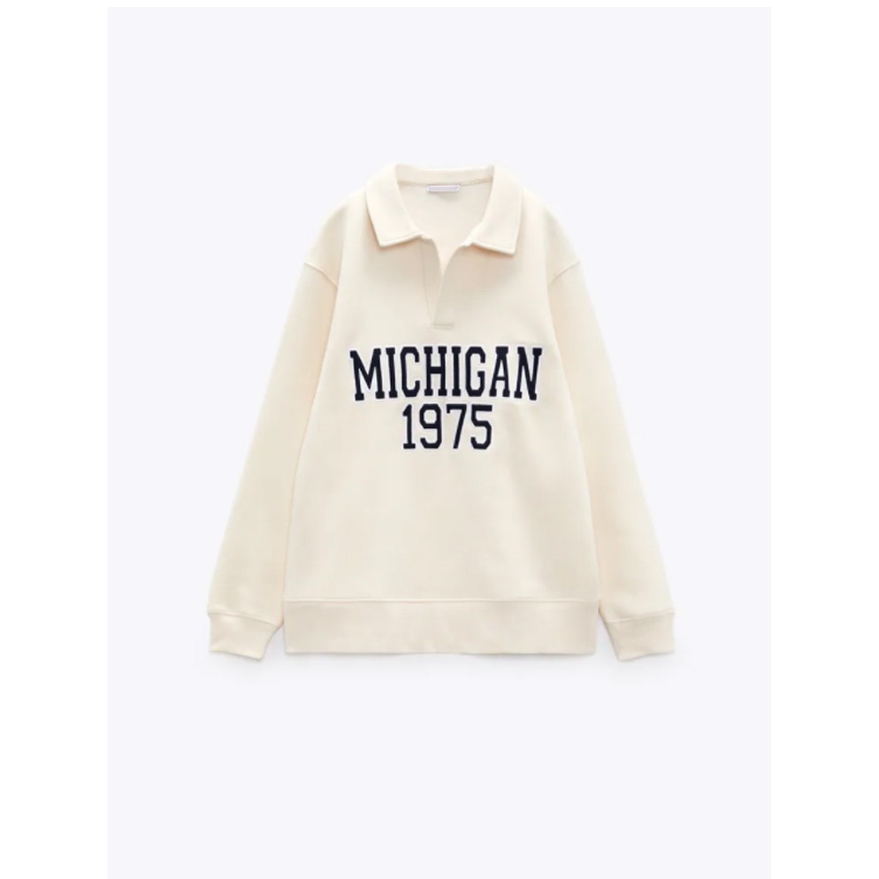 BỘ ÁO NỈ POLO VÀ QUẦN JOGGER MICHIGAN MÀU KEM - 1131/803 1131/805