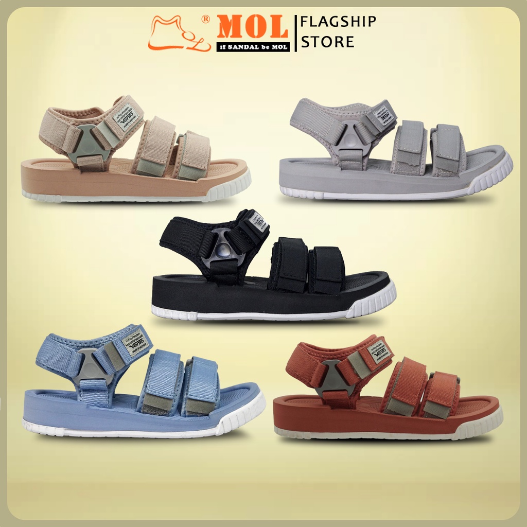 Sandal Vento Nam Nữ 3 Quai Ngang Êm Bền Phù Hợp Đi Học Đi Làm Đi Du Lịch Màu Xanh Dương Mã NV9801