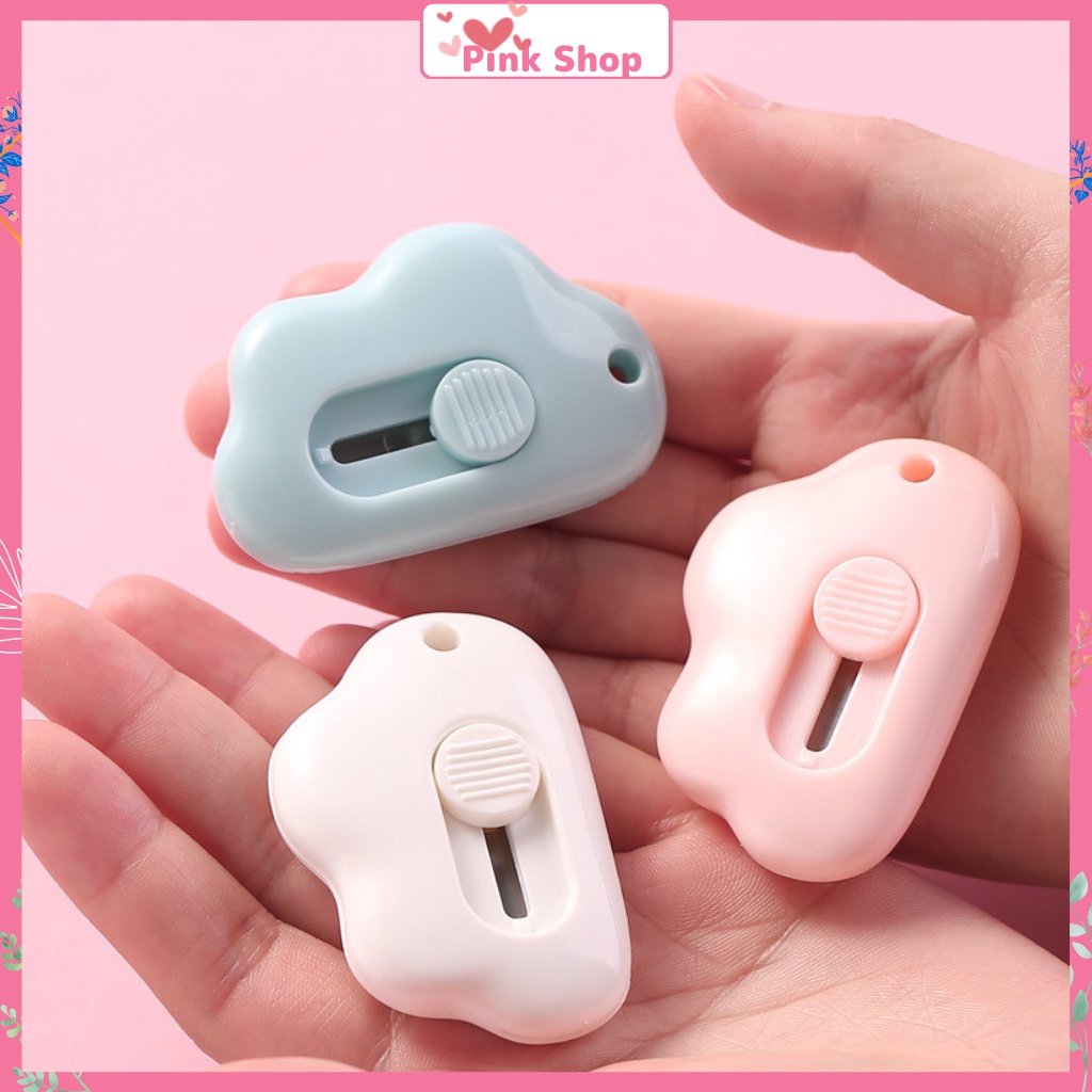Dao rọc giấy, Dao khui hàng PinkShop hình đám mây kích thước mini